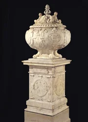 Funeraire urn met het hart van François I (1494-1547) 1556